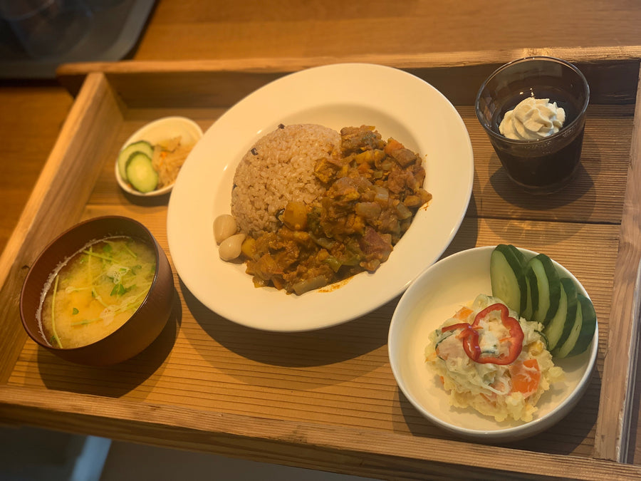 こんにゃく入り肉なしドライカレー