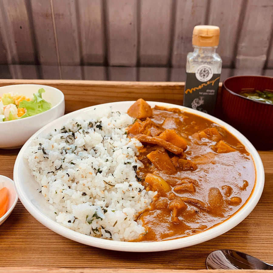 よもぎご飯のカレー