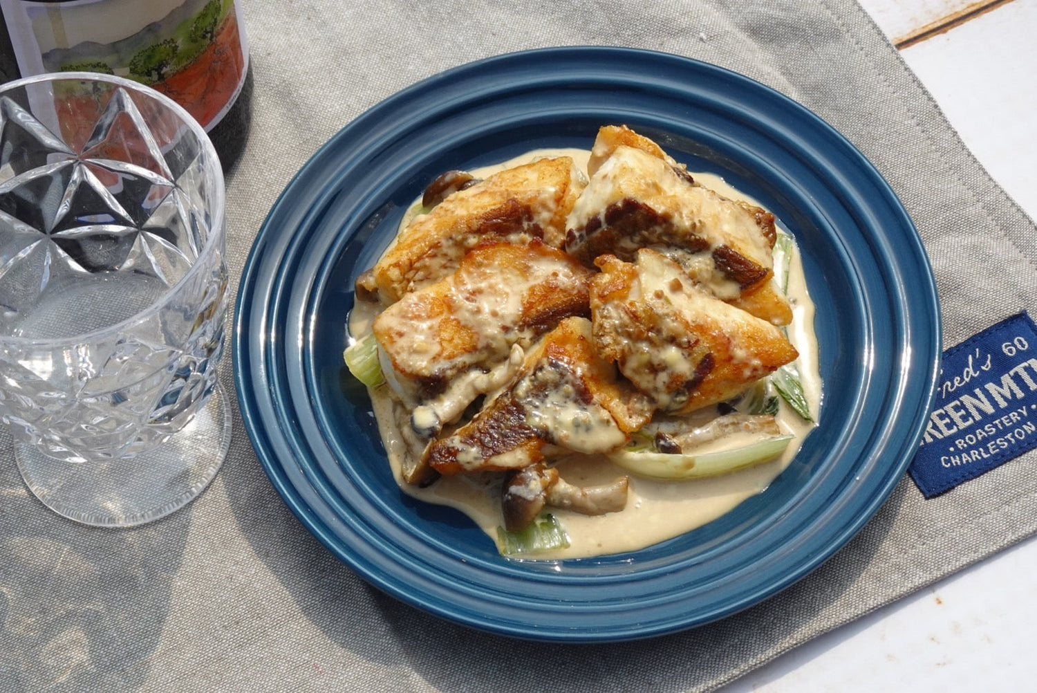 鯛のソテー マーシーマヨソースがけ