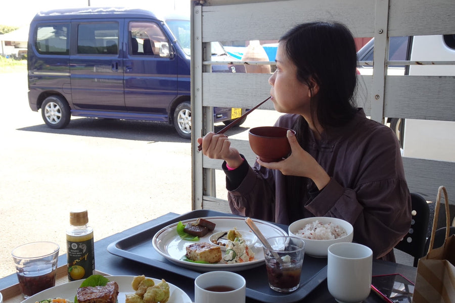 草庵てっぱんソースの豆腐ステーキ