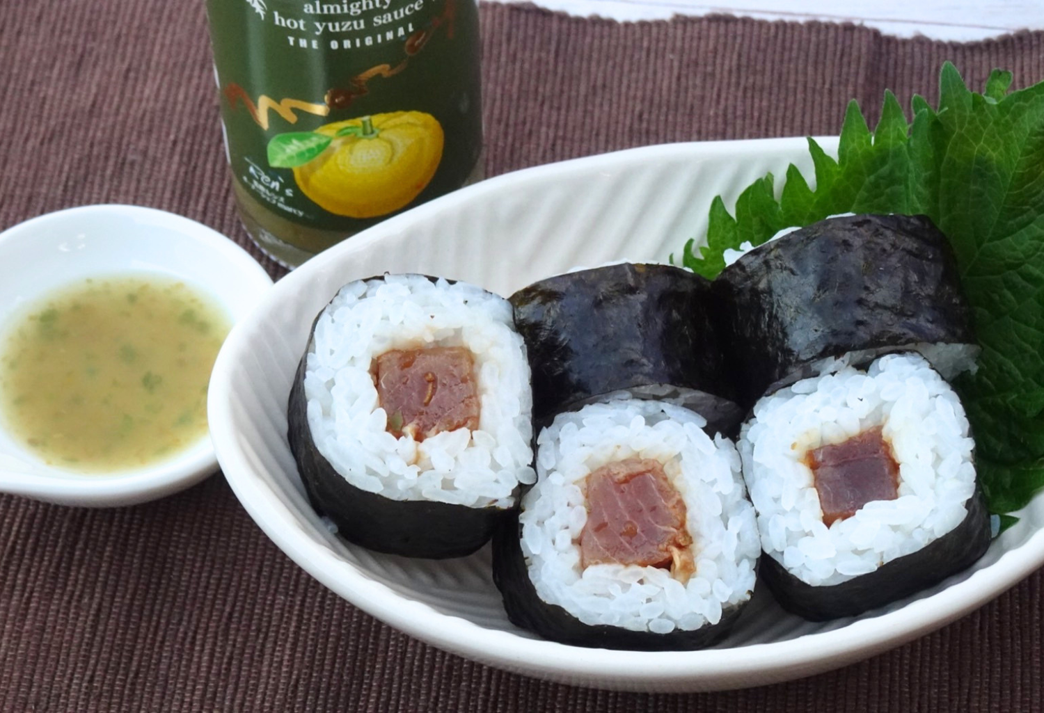 ゆず香るマーシー漬けまぐろ巻き