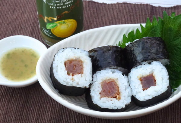 ゆず香るマーシー漬けまぐろ巻き