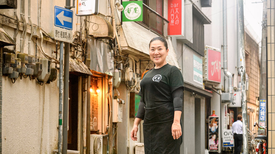 草庵の店主 山下さん