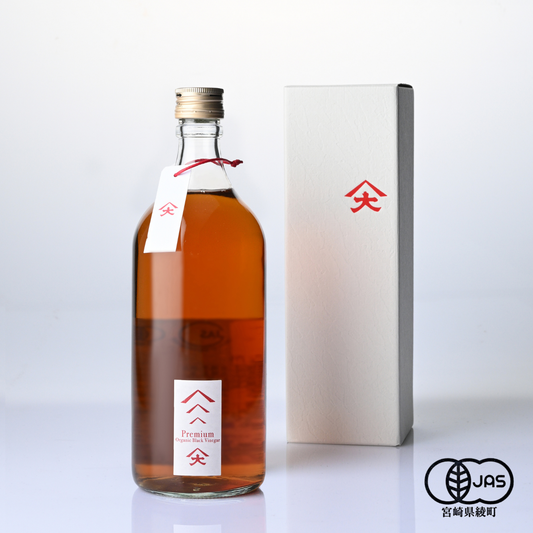 綾の有機黒玄米酢プレミアム 720ml